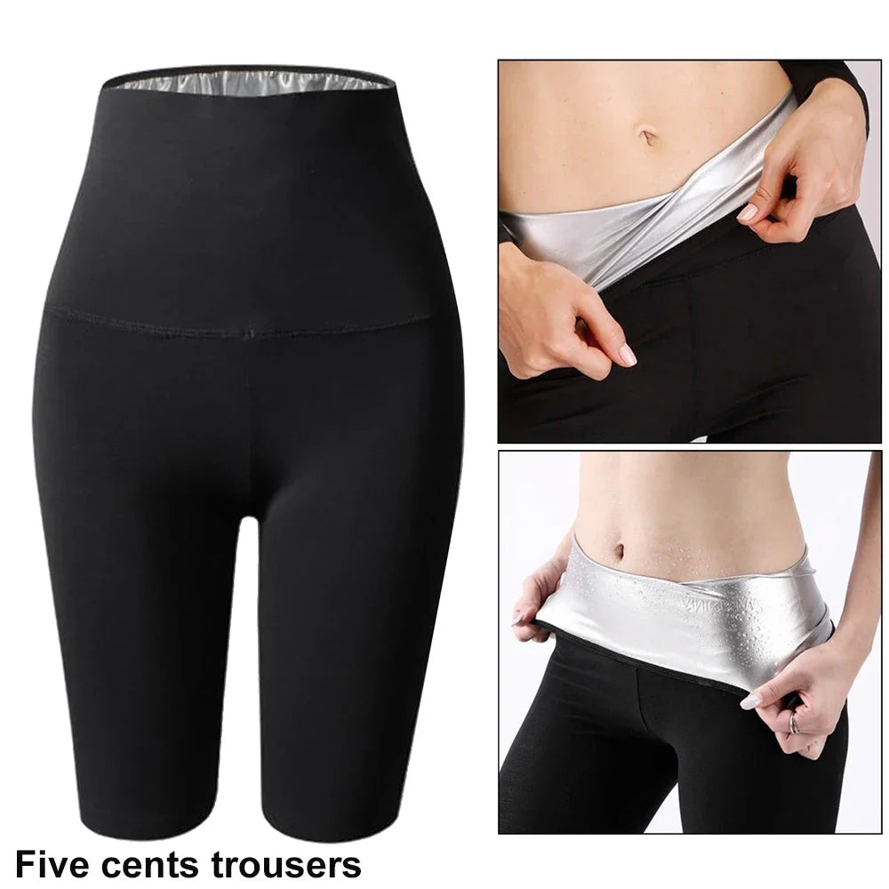 SweatFit™ Sauna Shorts – Women’s Thermo Compression Shorts for Gym & Running