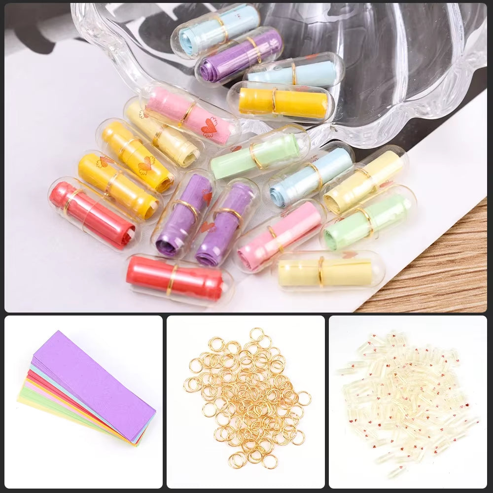 100Pcs Tiny Love Notes In A Capsule.