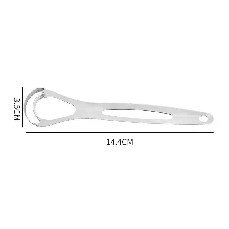 PureScrape™ Stainless Steel Tongue Scraper – Professional Tongue Cleaner for Fresh Breath & Daily Oral Care