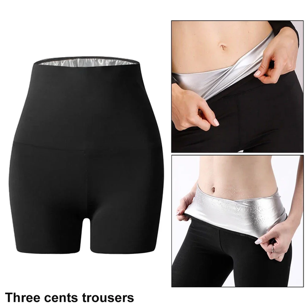 SweatFit™ Sauna Shorts – Women’s Thermo Compression Shorts for Gym & Running