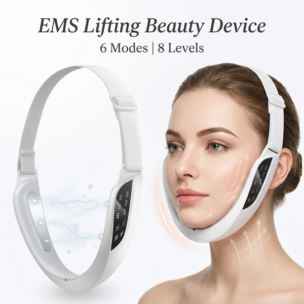 FaceNova™ EMS Face Sculptor – Microcurrent Facial Massager for V-Line Definition & Skin Care