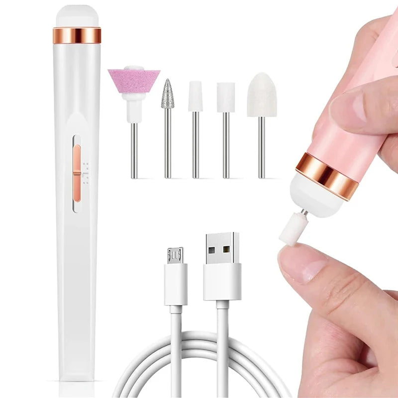 NailNova™  Electric Nail Drill Kit – Portable Cordless Manicure & Gel Polish Remover Tool