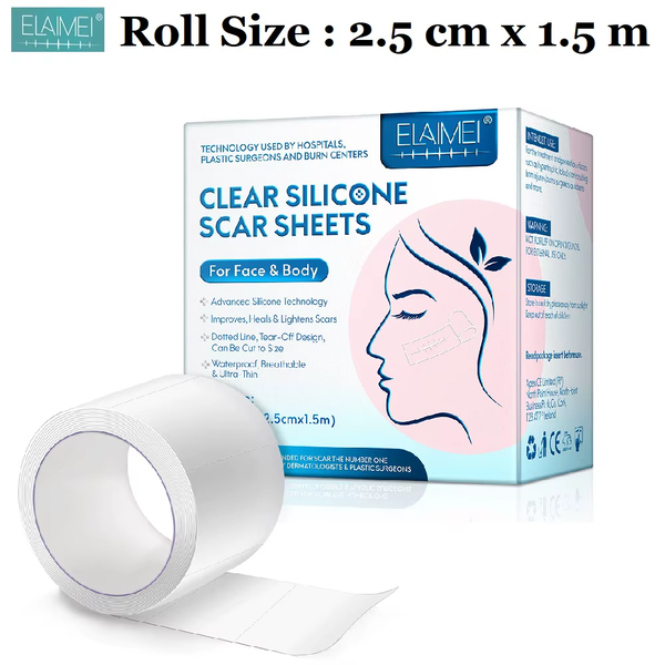 ScarSmooth™ Silicone Scar Repair Tape – Reusable Self-Adhesive Scar Treatment Roll