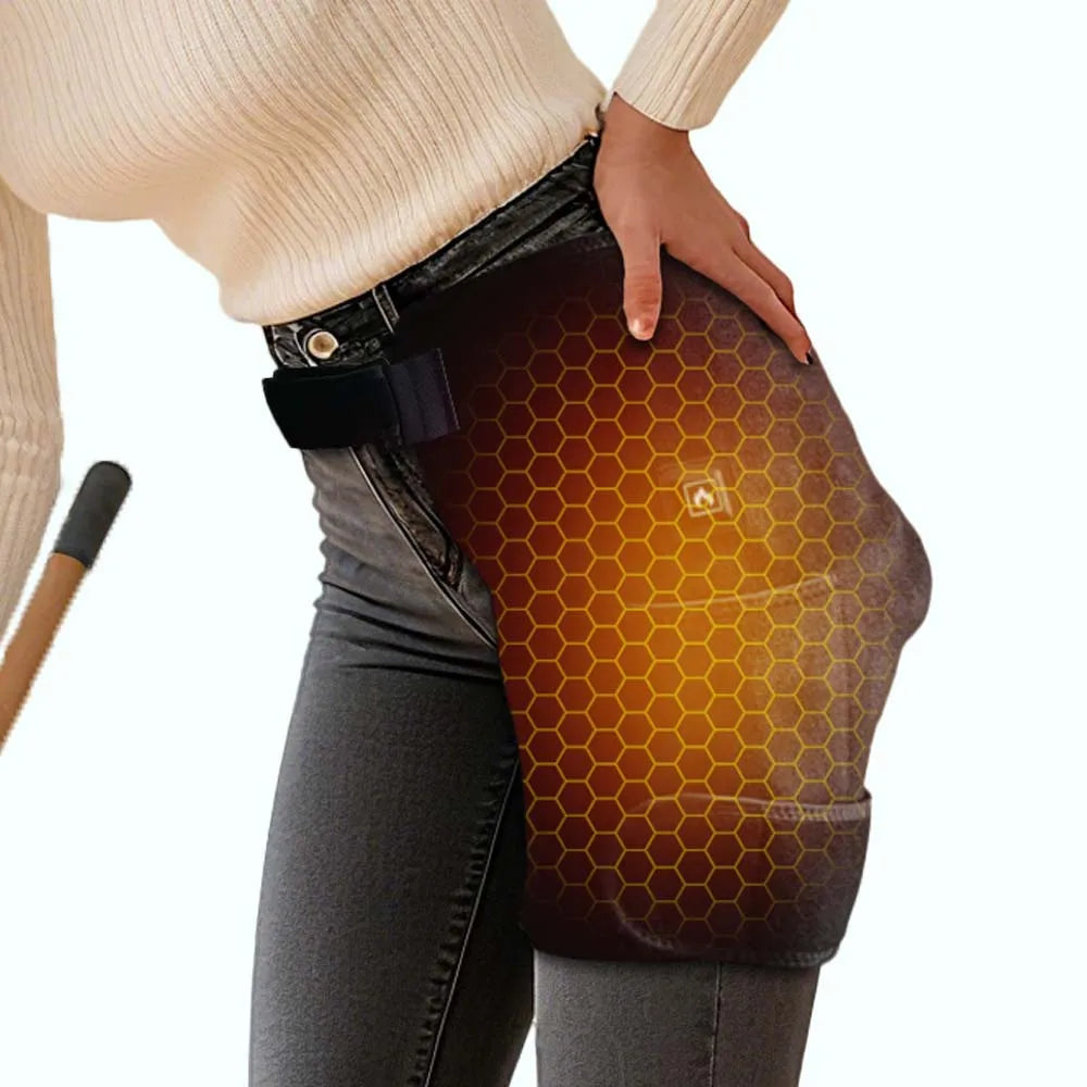 Relievio™ Heated Hip Support Belt – Infrared Therapy Wrap for Sciatica, Hip & Lumbar Pain Relief