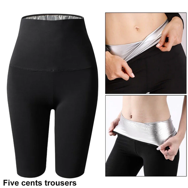 SweatFit™ Sauna Shorts – Women’s Thermo Compression Shorts for Gym & Running