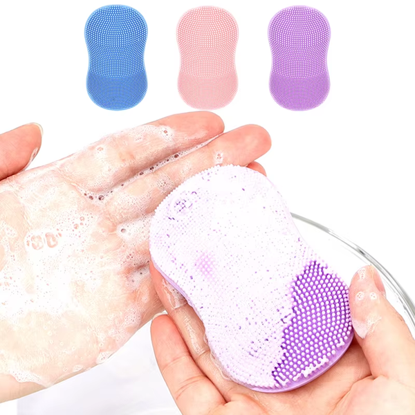 SilkClean™ Silicone Facial Cleansing Brush – Deep Pore Cleanser & Gentle Exfoliating Massager