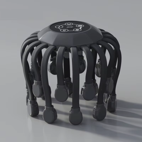 NeuroScalp™ Red Light Therapy Head Massager – 20 Mode Relaxation System