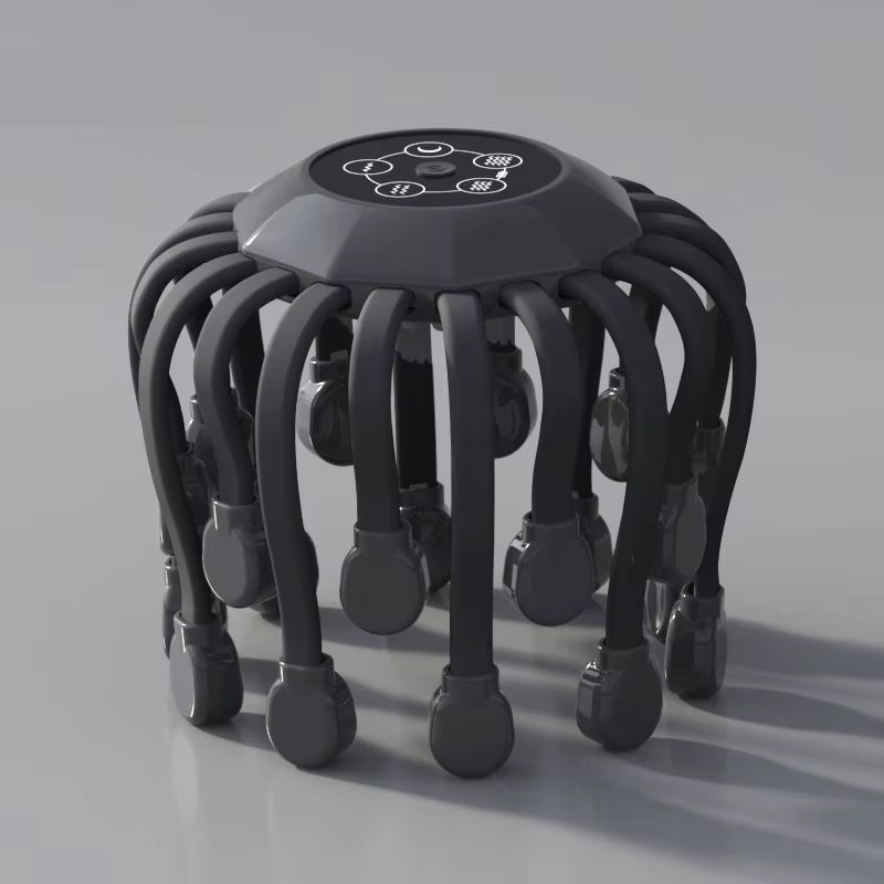 NeuroScalp™ Red Light Therapy Head Massager – 20 Mode Relaxation System