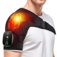 ShoulderRx™ Heated Shoulder Brace – Vibration Massage & Compression Support for Recovery
