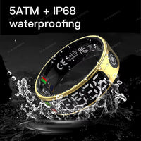 Smart Ring with Display Screen and Touch - Health Manager