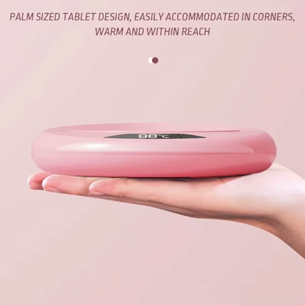 Thermostatic Heating Coaster│USB Home Heating Coaster│3-Speed Adjustment Heating│55 Degrees│