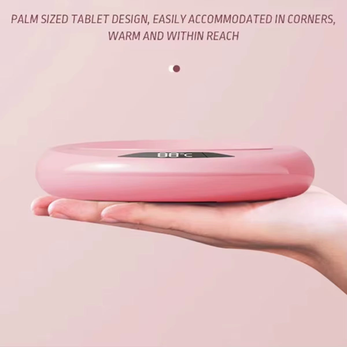 Thermostatic Heating Coaster│USB Home Heating Coaster│3-Speed Adjustment Heating│55 Degrees│