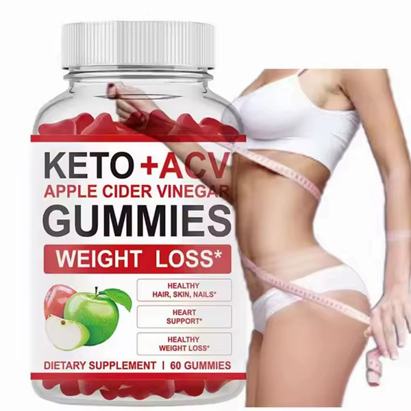 Apple Cider Vinegar Gummies Supplement┃Apple Flavor Non-Gmo Gluten Free Gummies┃Boost Metabolism & Body Shaping