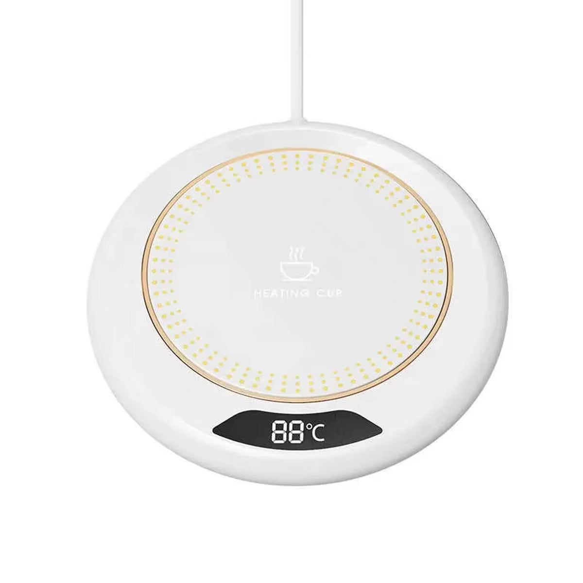 Thermostatic Heating Coaster│USB Home Heating Coaster│3-Speed Adjustment Heating│55 Degrees│