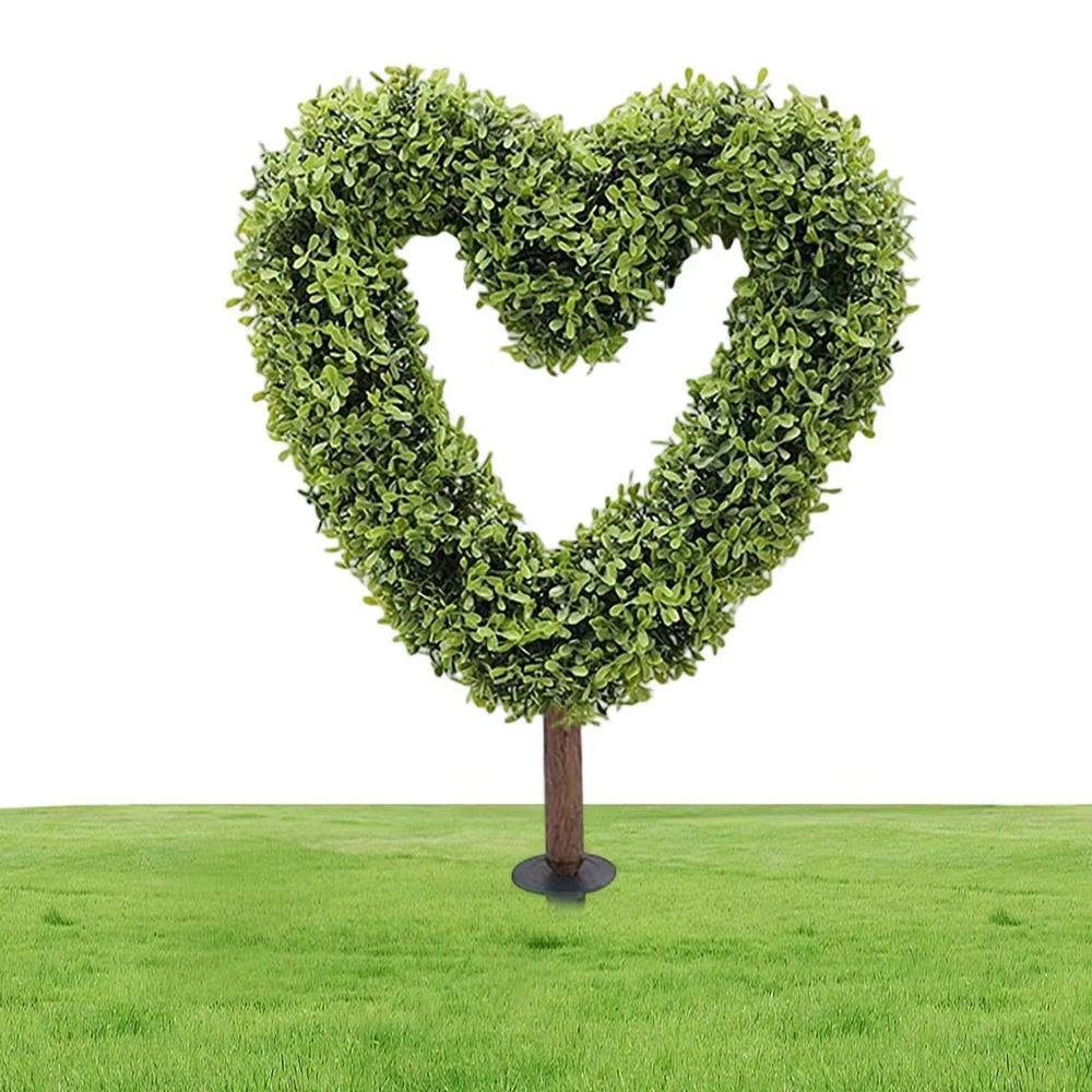 Artificial Heart-Shaped Topiary Tree