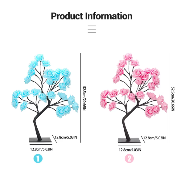 LED Rose Tree┃USB Powered Artificial Flower.