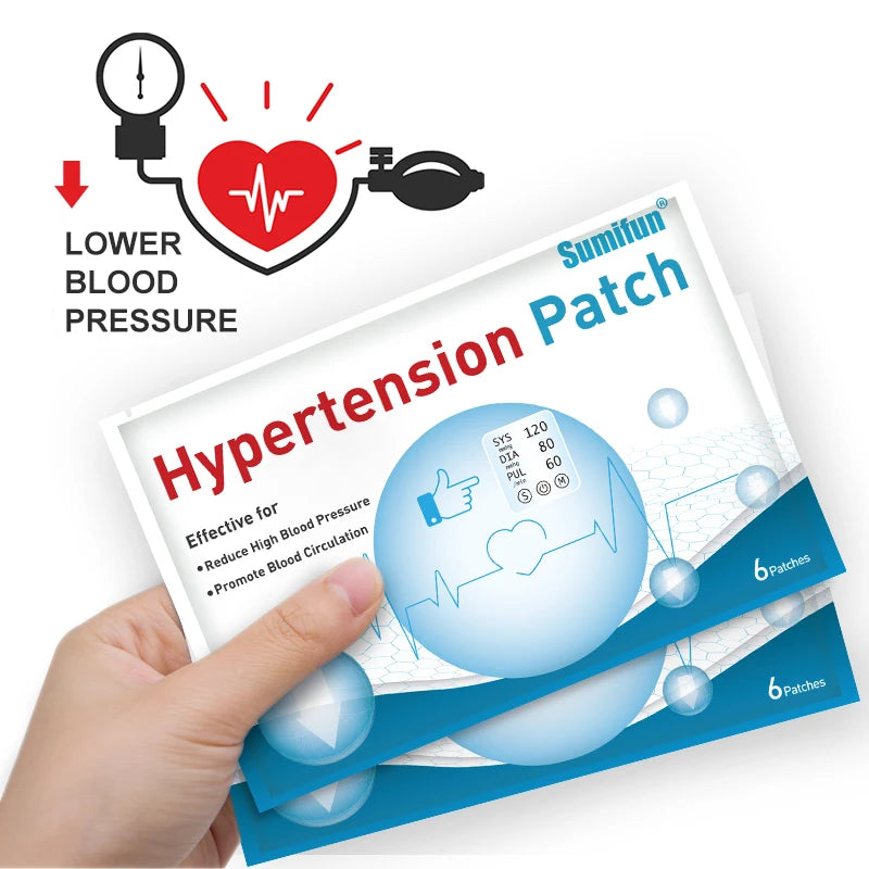 HeartBalance™ Natural Blood Pressure Support Patches – Herbal Hypertension & Circulation Care (24-Pack)