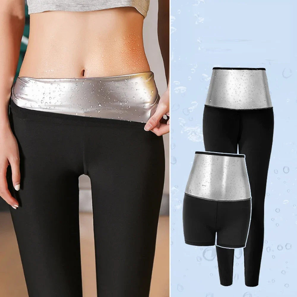 SweatFit™ Sauna Shorts – Women’s Thermo Compression Shorts for Gym & Running