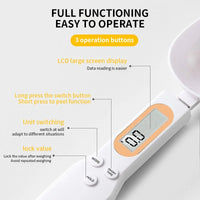 Mini Spoon Scale┃Digital Kitchen Scale┃Electronic LCD Food Scale.