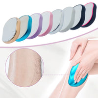 CrystalGlow™ Painless Hair Removal Eraser – Reusable Nano Glass Depilator