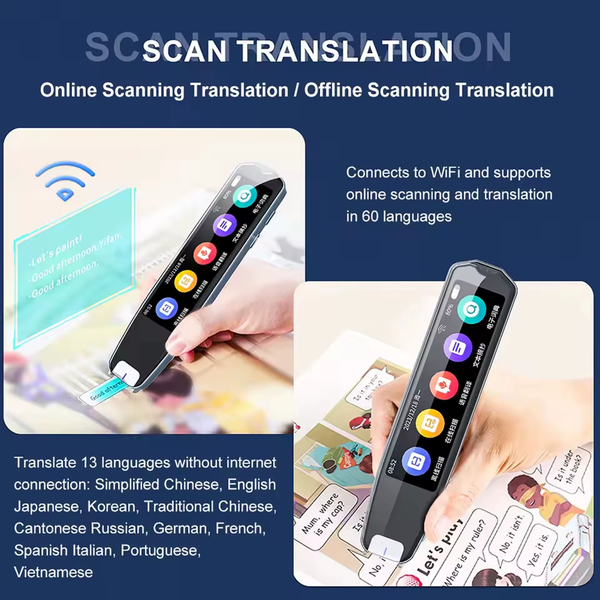 Smart Pen GPT AI Translation Dictionary Pen Offline Translation Point Reading Learning Language Translator