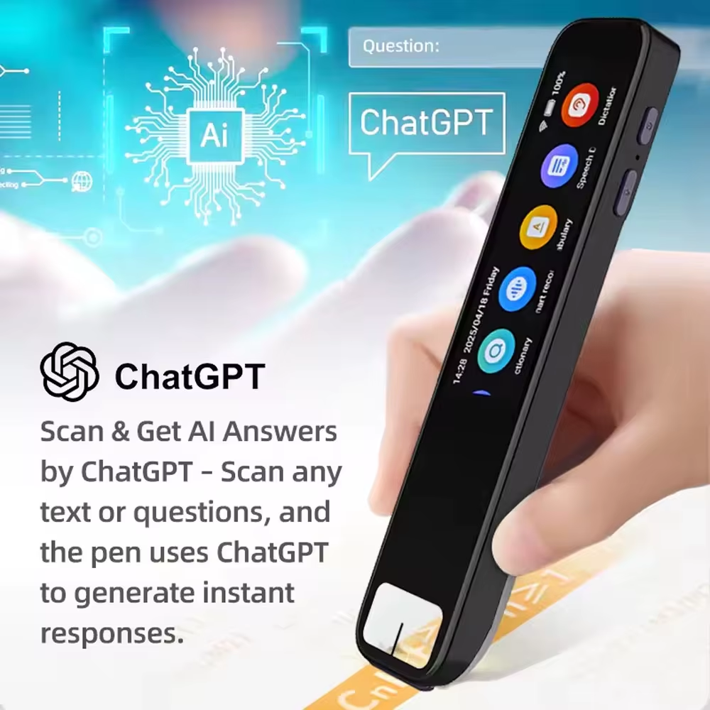 Smart Pen GPT AI Translation Dictionary Pen Offline Translation Point Reading Learning Language Translator