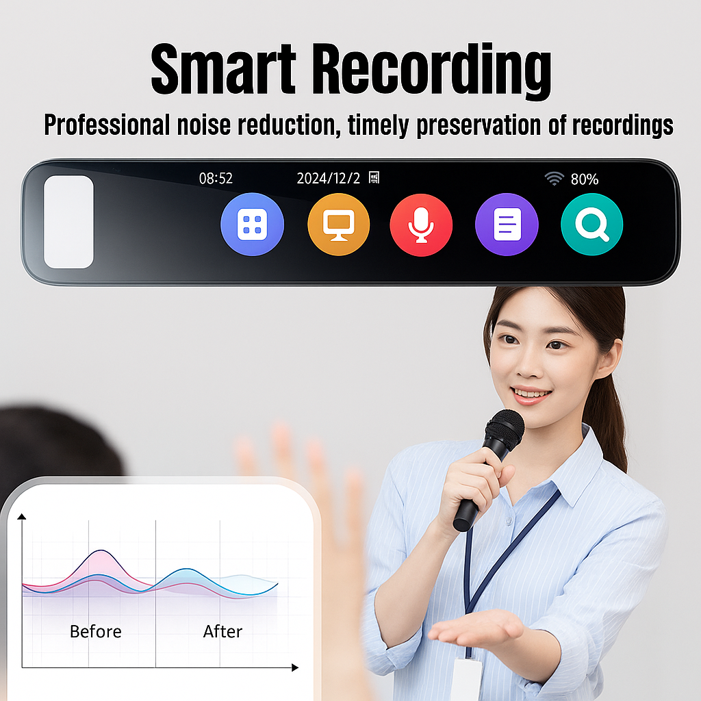 Smart Pen GPT AI Translation Dictionary Pen Offline Translation Point Reading Learning Language Translator