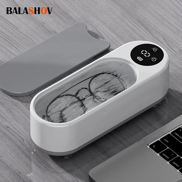 UltraCleanse™  Portable Ultrasonic Jewelry & Glasses Cleaner – 450ml Deep Cleaning Machine