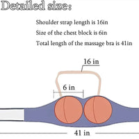 BustLift Pro™ Electric Breast Massager Bra – Wireless Heated Compression & Firming Support