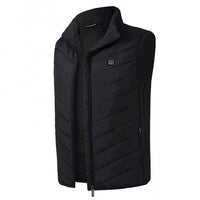 Men Winter Heated Vest | USB Safe Constant Temperature Vest | Outdoor Infrared Heating Vest | Carbon Fiber Thermal Waistcoat.
