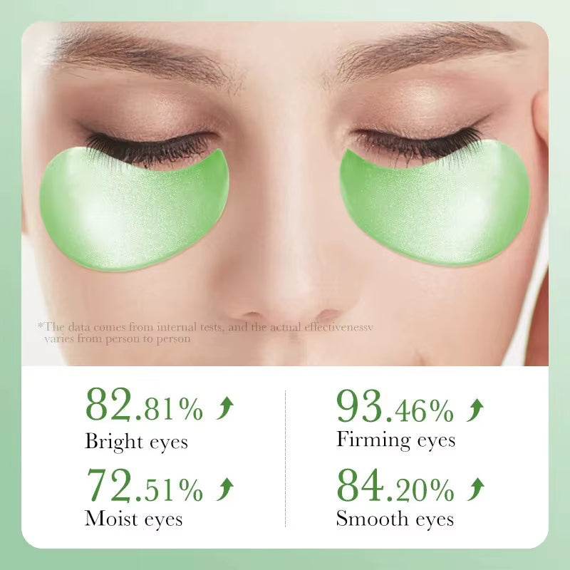 AloeGlow™ Collagen Eye Patches – 60pcs Hydrating Under-Eye Masks for Puffiness & Dark Circle Care