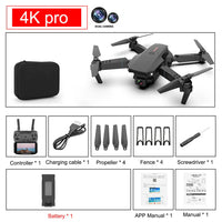 E88 Pro Foldable Quadcopter Drone┃WIFI FPV, HD 4K Camera, Altitude Hold.