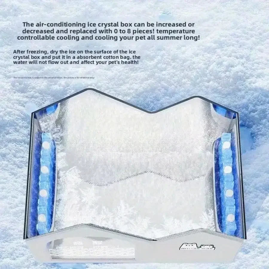 ArcticNest™ Pet Cooling Bed – Summer Cooling House for Cats & Small Dogs