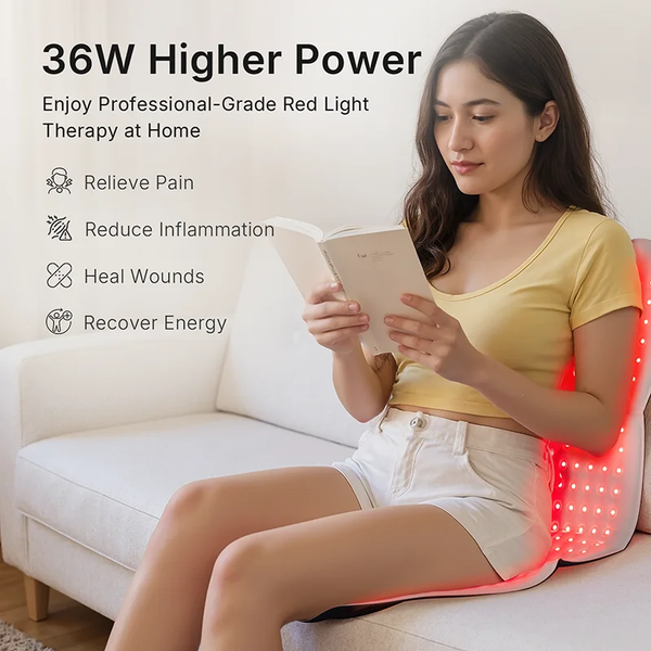 RedRelief Pro™ Red Light Therapy Mat – Full Body Pain Relief & Muscle Recovery Pad