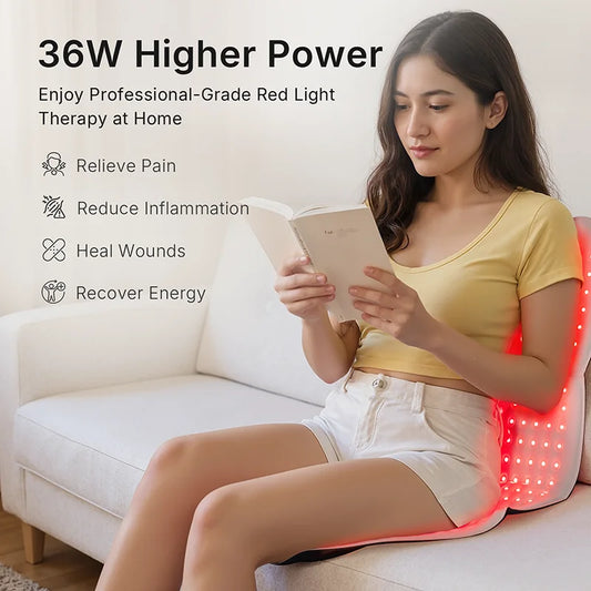 RedRelief Pro™ Red Light Therapy Mat – Full Body Pain Relief & Muscle Recovery Pad