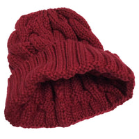Womens Winter Knitted Beanie | Ponytail Beanie | Warm Wool Beanie Hats