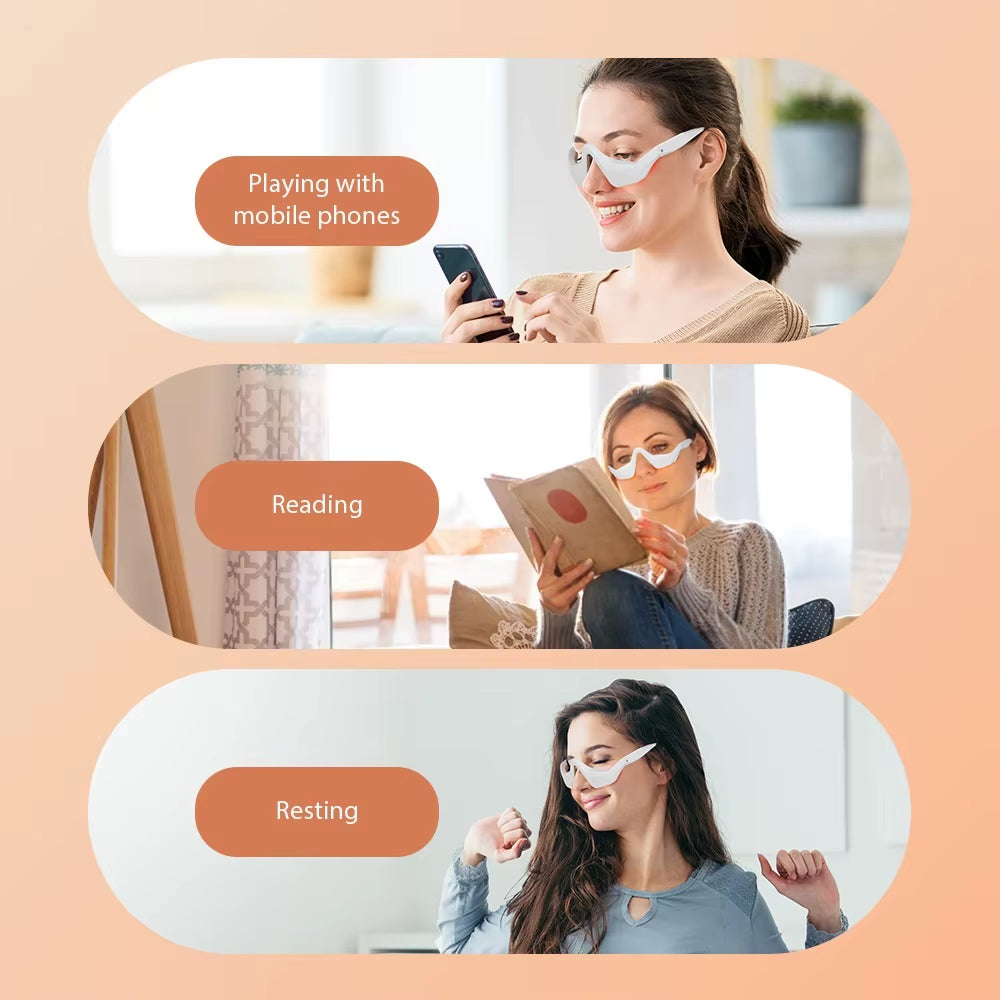 Eye Massager | 3D Eyes Massager Fatigue Relief | Lighten Dark Circles | Beauty Eye Care