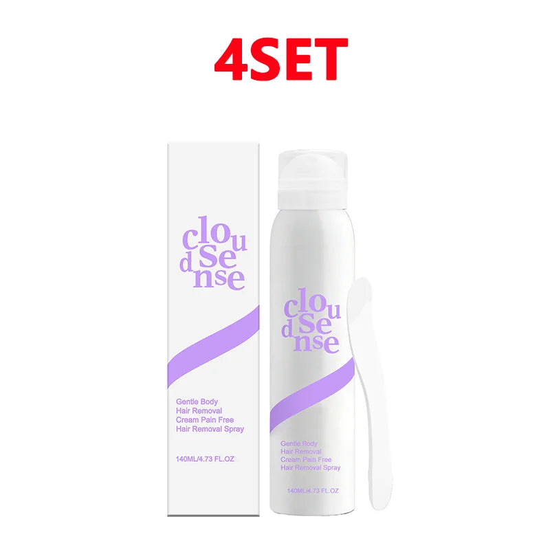 BareGlow™ Hair Removal Spray – Fast & Painless Full Body Hair Remover