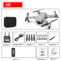 E88 Pro Foldable Quadcopter Drone┃WIFI FPV, HD 4K Camera, Altitude Hold.