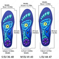 FlexArch™ Magnetic Massage Insoles – Acupressure Arch Support for Foot Pain Relief & Comfort