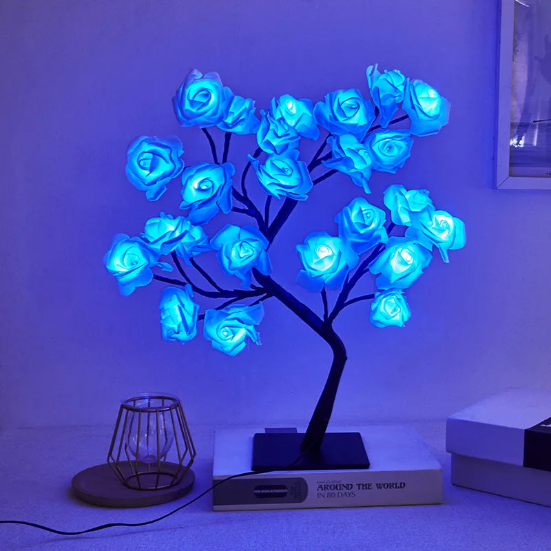 LED Rose Tree┃USB Powered Artificial Flower.
