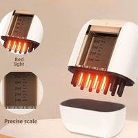 EMS Microcurrent Scalp Massager | Red Light Therapy | 15Ml Liquid Tank for Hair Growth.