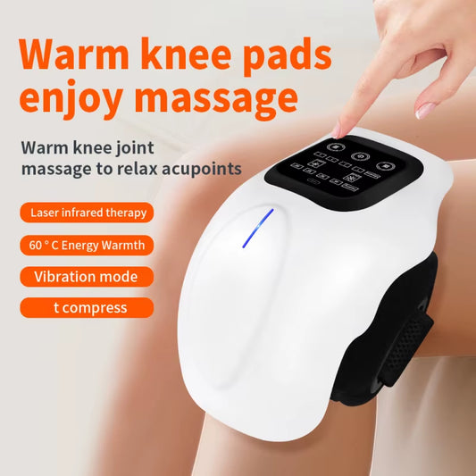 Multifunctional Smart Cordless Knee Massager Vibration Knee Relaxing Massage Machine Joint Knee Device Gifts for Frinds