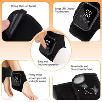 FlexiPulse™ Ankle Recovery System – Smart Air Compression Massager for Achilles Tendon Relief & Circulation Boost