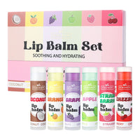 LushLips™ Fruit Lip Care Set – 6 Flavors Hydrating Balm & Overnight Lip Mask