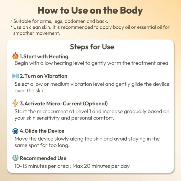 LymphoSculpt™ Electric Lymphatic Drainage Body Massager with Heat & Vibration