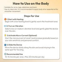 LymphoSculpt™ Electric Lymphatic Drainage Body Massager with Heat & Vibration