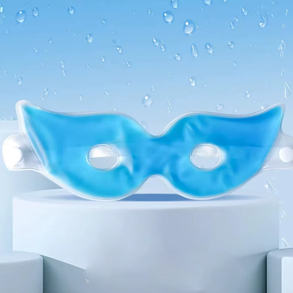 CryoGlow™ Cooling Gel Face Mask – Reusable Hot & Cold Therapy Mask for Facial Puffiness & Skin Care
