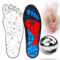 FlexArch™ Magnetic Massage Insoles – Acupressure Arch Support for Foot Pain Relief & Comfort