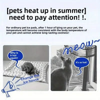 ArcticNest™ Pet Cooling Bed – Summer Cooling House for Cats & Small Dogs
